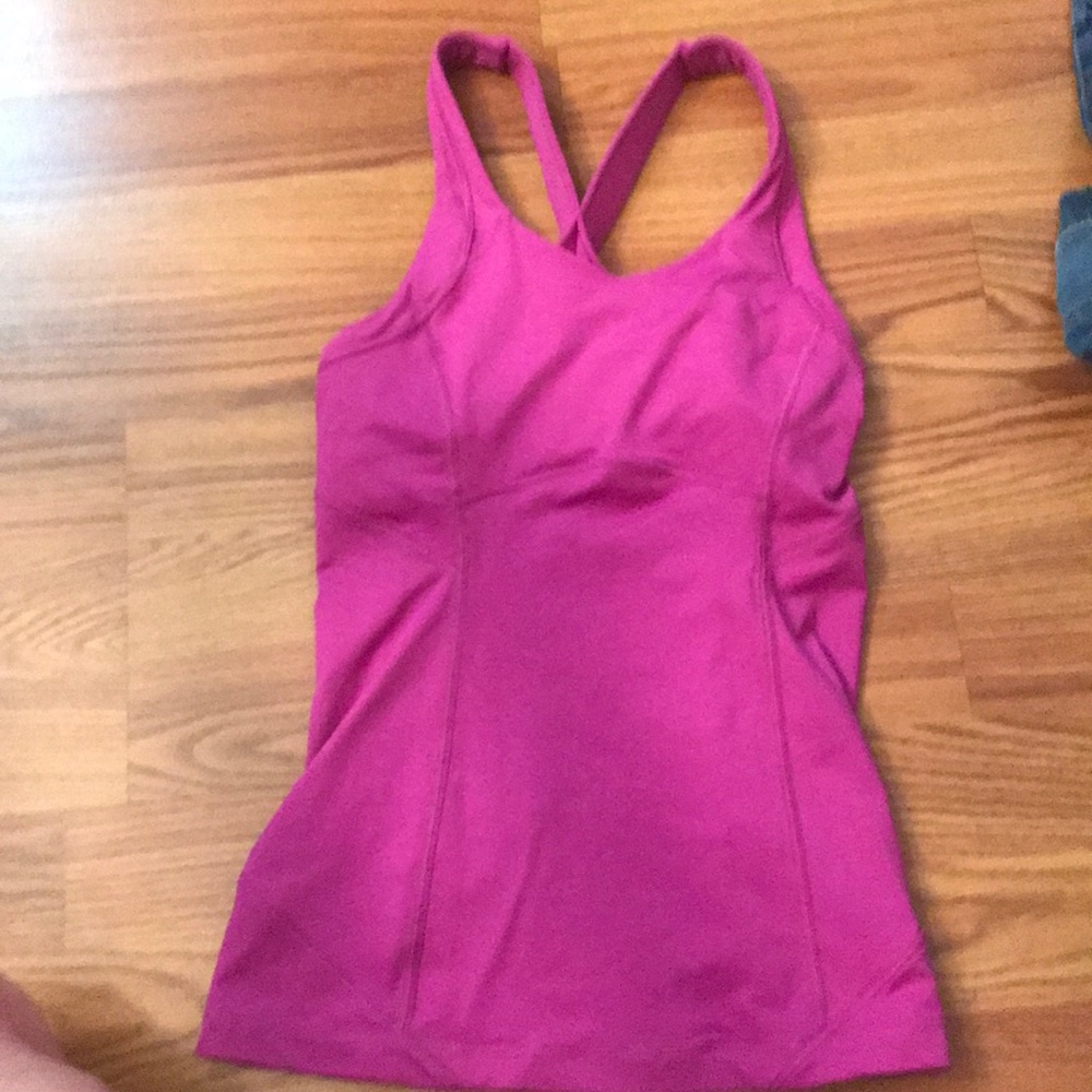 Lululemon purple running tank
